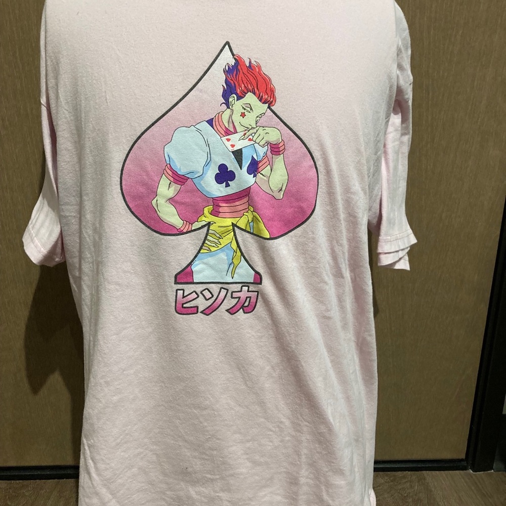 Hypland x Hunter x Hunter Hisoka Pink T-Shirt